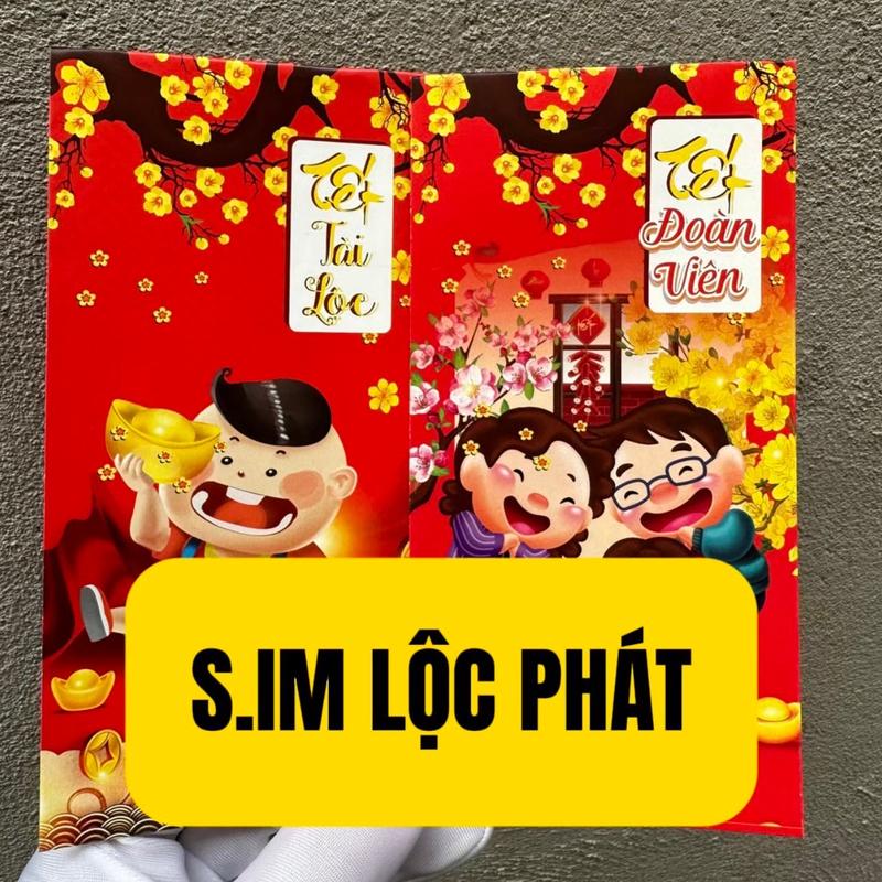 (199) Phong bì bao lì xì tết tài lộc , tết đoàn viên ,làm quà tặng may mắn ngày xuân