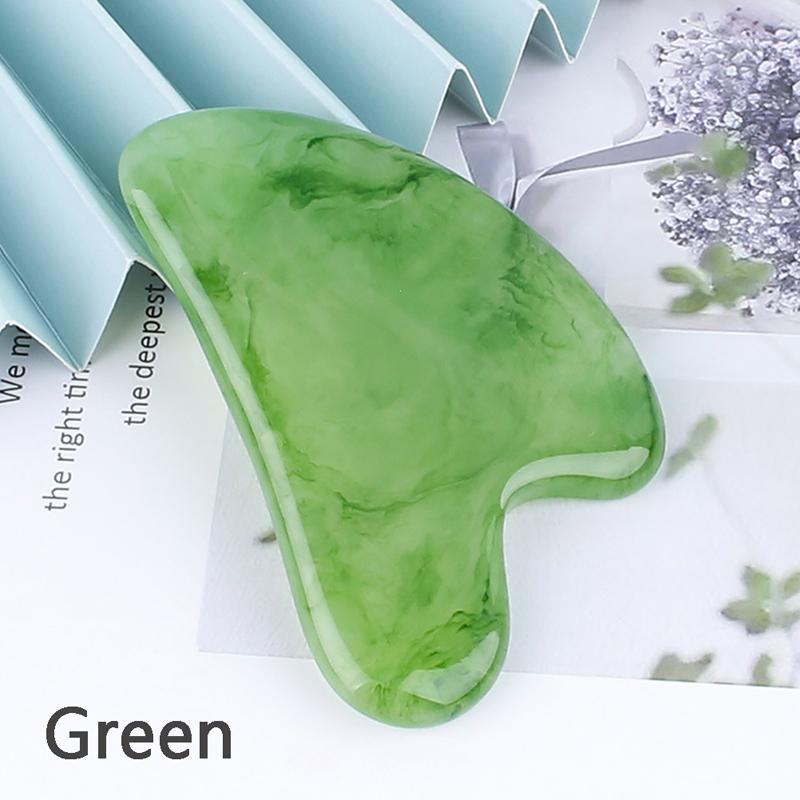 Product Introduction of 1pcs Resin shaving scraper hook sand roller scraping tool face massager 1