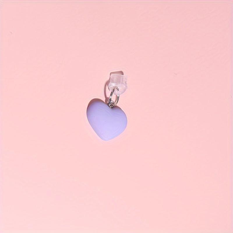 Heart Design Phone Dust Plug, Mobile Phone Dust Plug, Phone Dust Plug for iPhone & Type-C Interface Mobile Phone, Phone Accessories 7