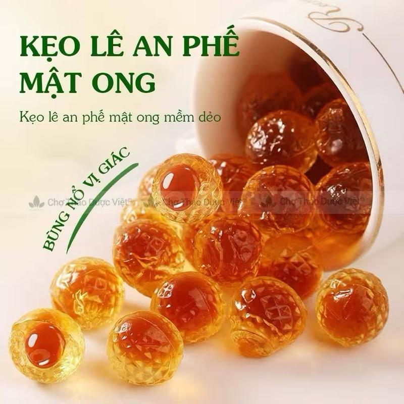 500g Kẹo Lê An Phế Mật Ong Thanh Nhiệt Tiêu Đờm Mềm Dẻo Thơm Ngon