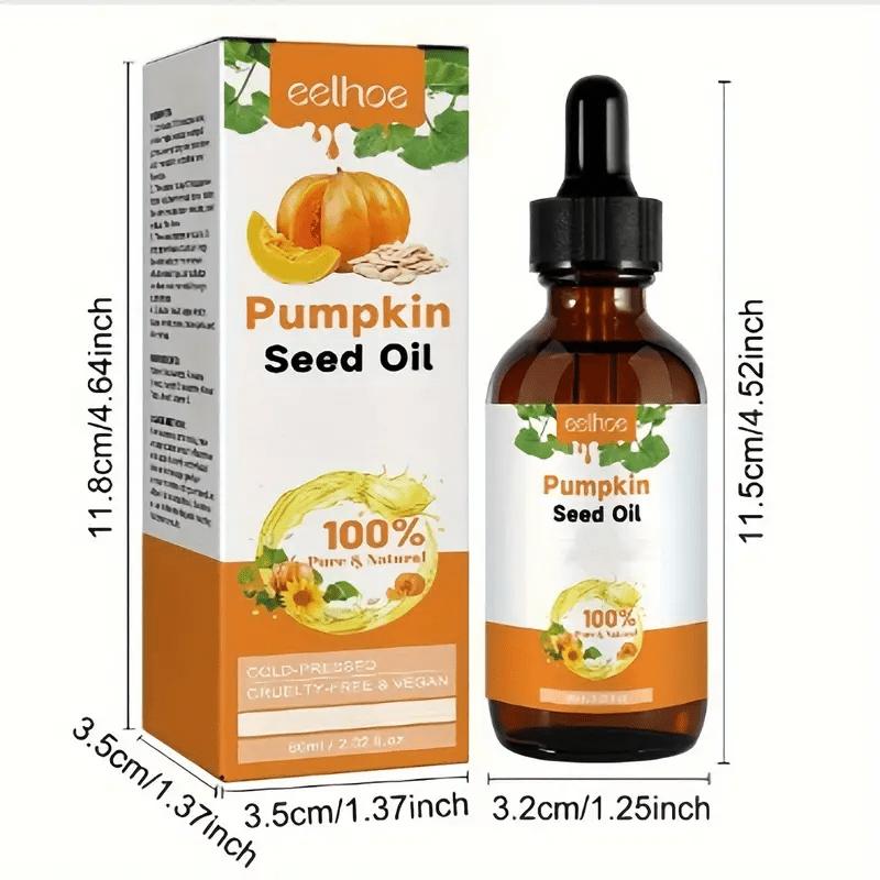 Dầu Hạt Bí Ngô, 60ml, Tinh Dầu Dưỡng Ẩm, Dưỡng Ẩm Và Bảo Vệ, Thích Hợp Cho Mọi Loại Da Và Kết Cấu Tóc 4