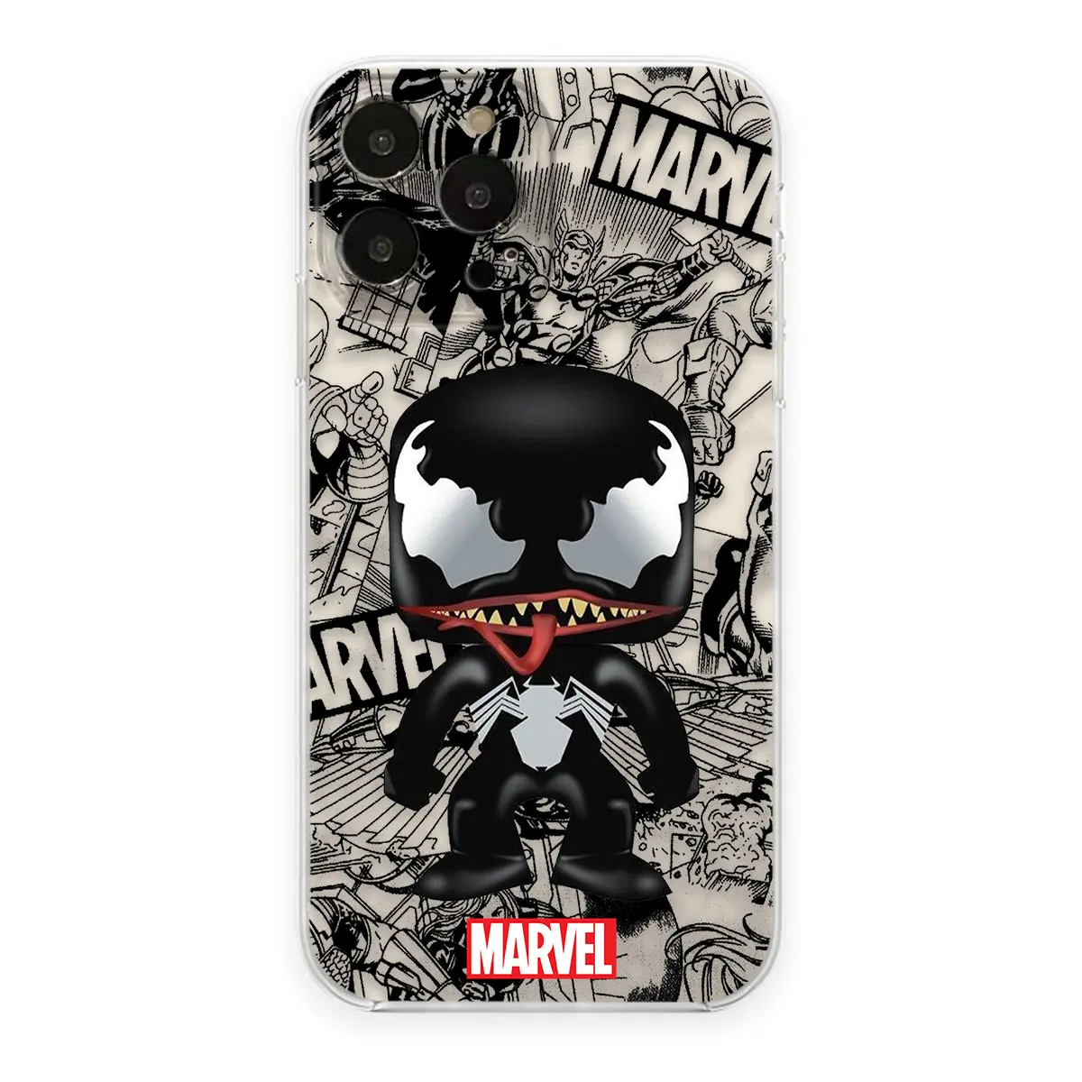 Venom The Hulk Captain America Cover Clear Phone Case For Xiaomi Redmi A1  A2 A3 14C