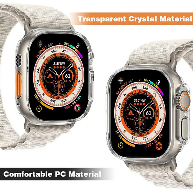 Product Introduction of 360 Full Coverage Case For Apple Watch Ultra 49mm Screen Protector Cover Protective Shell For iWatch Ultra 49mm TPU Bumper Case 4