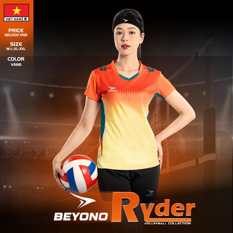 Bộ Quần Áo Bóng Chuyền Nam Nữ Beyono Ryder,Được Làm Từ Chất Liệu Cao Cấp Be-Airy Thoáng Mát,Độ Bền Và Co Giãn Tốt Giúp Người Mặc Luôn Cảm Thấy Dễ Chịu Thoải Mái Suốt Trận Đấu,Thiết Kế Ôm Sát Cơ Thể Hỗ Trợ Tối Đa Sự Di Chuyển Linh Hoạt,Nhận In Từ 1 Bộ 7