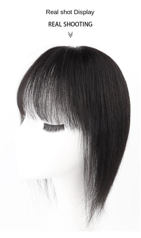 Product Introduction of 8*12 13*13 100% Human Hair Piece Black And Mocha Brown Hair Topper Hair Replacement Cover White Hair Breathable And Lightweight Wig Increase Hair Volume For Woman 13