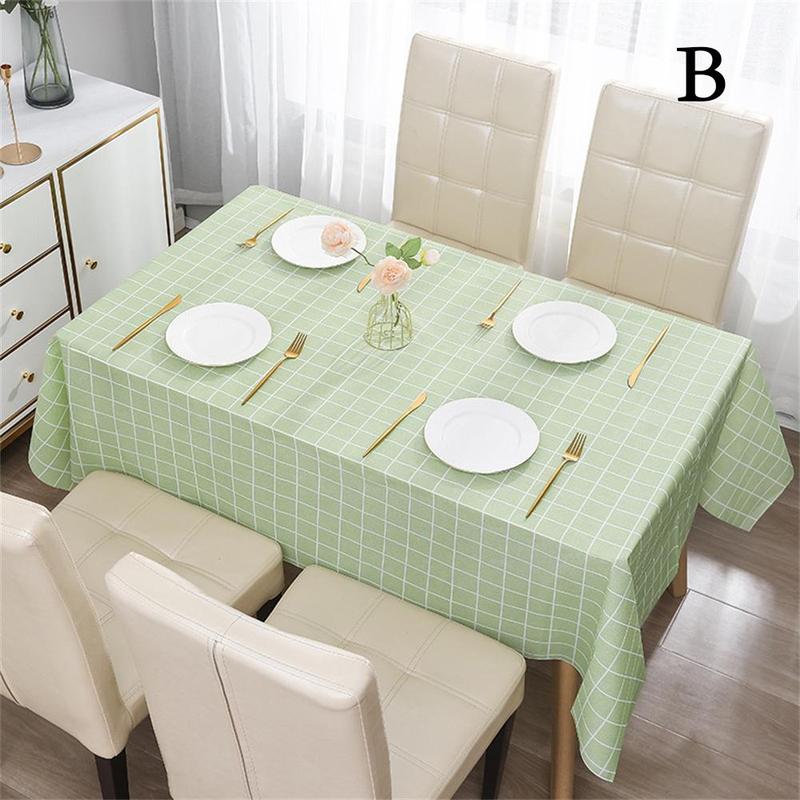 Product Introduction of Khăn trải bàn có thể giặt được, chống dầu và chống bụi, thảm PEVA cho Bàn ăn, thích hợp để giặt, vật dụng gia đình tốt, J1Q1 34