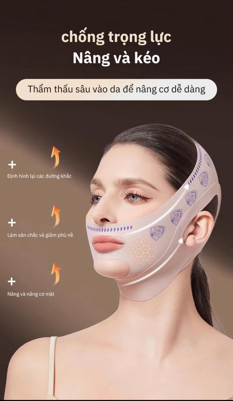 Product Introduction of Mặt Nạ Nâng Cơ Mặt Tạo Cằm Chữ v Thon Gọn An Toàn Nam nữ 1