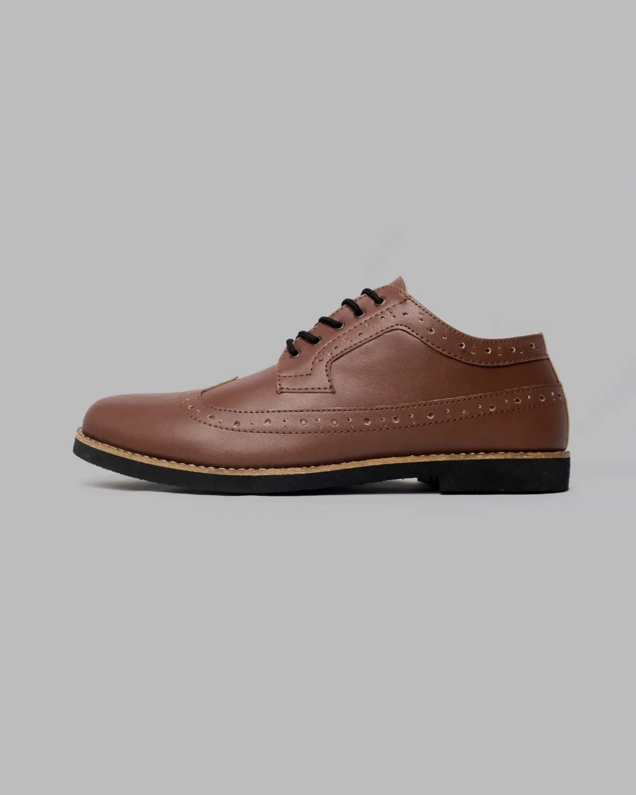 sepatu kantor pria longwing tan