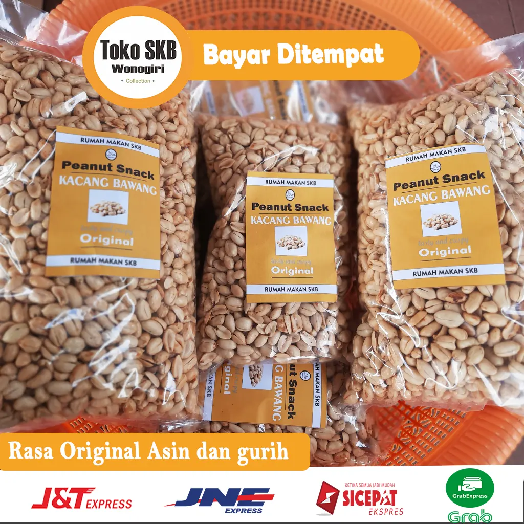 1kg Kacang Bawang Renyah Dan Gurih Extra Bawang Goreng
