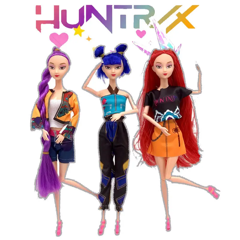 KPop Demon Hunters Rumi Action Figure Zoey Mira Movable Join - TikTok ...