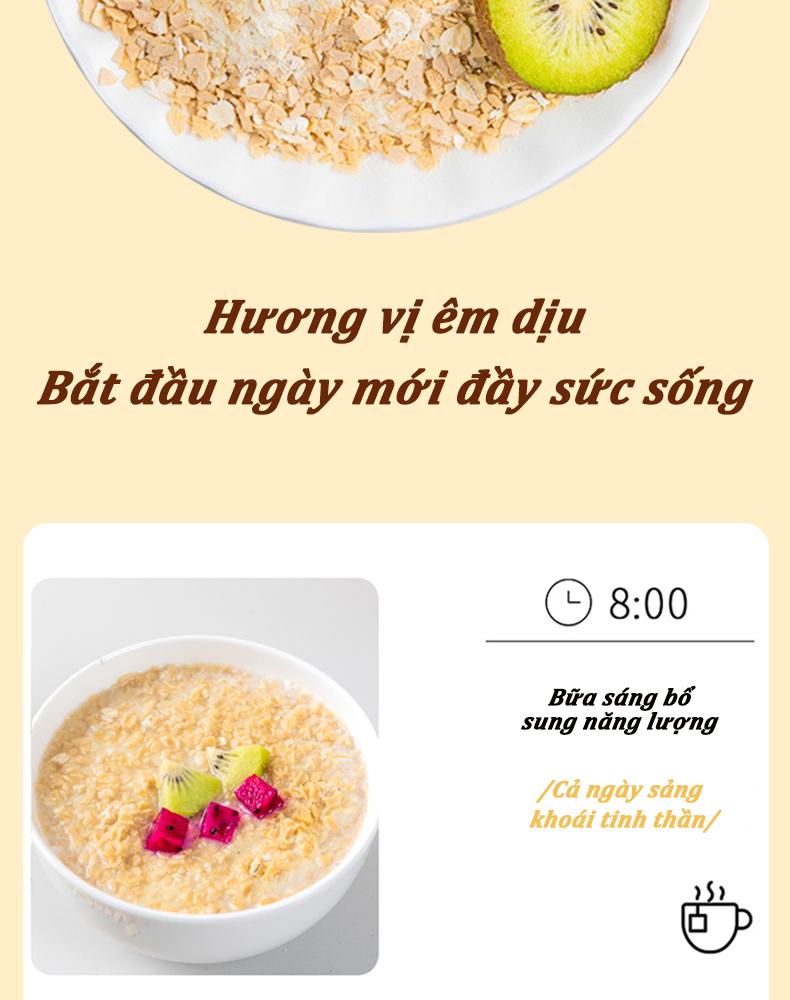 Product Introduction of #LD02 Ngũ cốc yến mạch tổng hợp kết hợp sữa lạc đà giàu dinh dưỡng, bổ sung vitamin, canxi cần thiết, thay thế bữa ăn tiện lợi, Hộp 350g 20