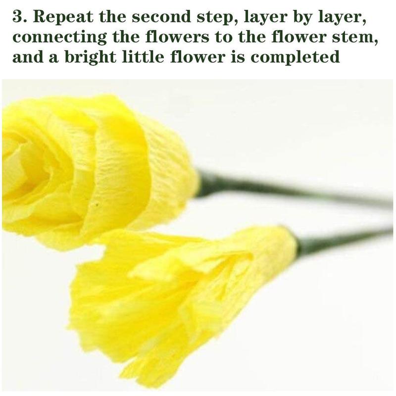 Product Introduction of Creative Self Adhesive Floral Tape Packaging 20m Green Nylon Wedding Bouquet DIY Wrapping Tapes Party Decor 22