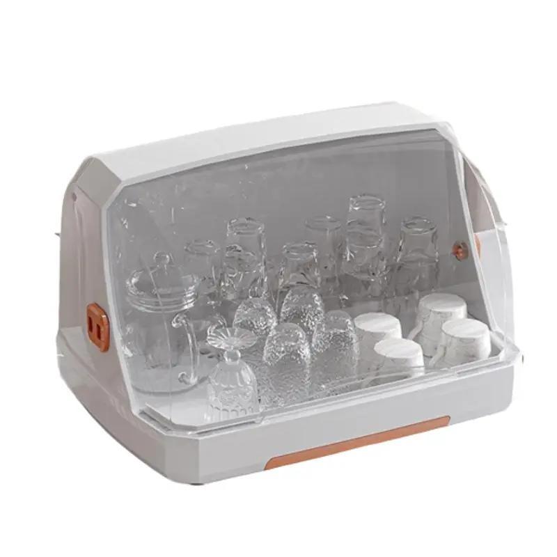 Giá úp ly úp cốc có nắp chống bụi cho nhà bếp có khay hứng nước - Giá úp bảo quản bình sữa có nắp đậy và khay hứng nước With Lid Có thể tái sử dụng Lắp Ráp