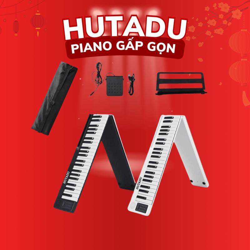 Đàn Piano Điện Gấp Hutadu HD-01 - 88 Phím - Tặng Phụ Kiện