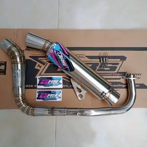 Knalpot samlong DRS titan series vario beat aerox pcx mio nmax dll orginal DRS RACING MUFFLER(Grade B)