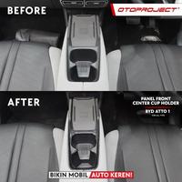 Gambar Otoproject - Panel Center Cup Holder BYD Atto 1 | Cover Cup Holder Tengah BYD Atto 1 - Carbon dari Otoproject Kab. Tangerang 2 Tokopedia