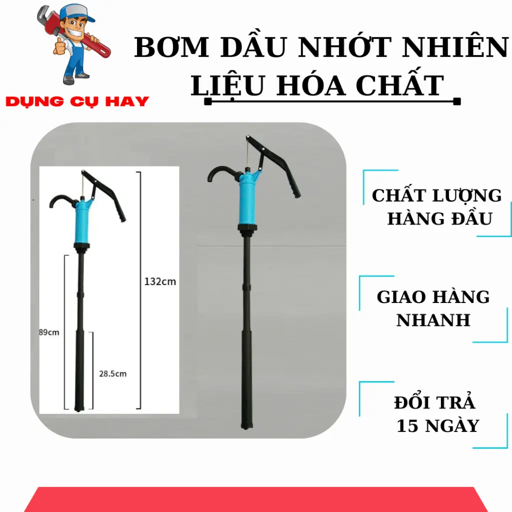 Bộ bơm nước, Bơm dầu, Bơm nhớt quay tay, Bơm pitton siêu nhẹ