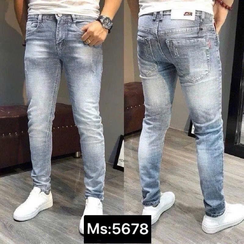 Quần jean nam chất bò cao cấp Jean cực đẹp form chuẩn dáng ôm body cực đẹp - M5678 - Pants, Menswear
