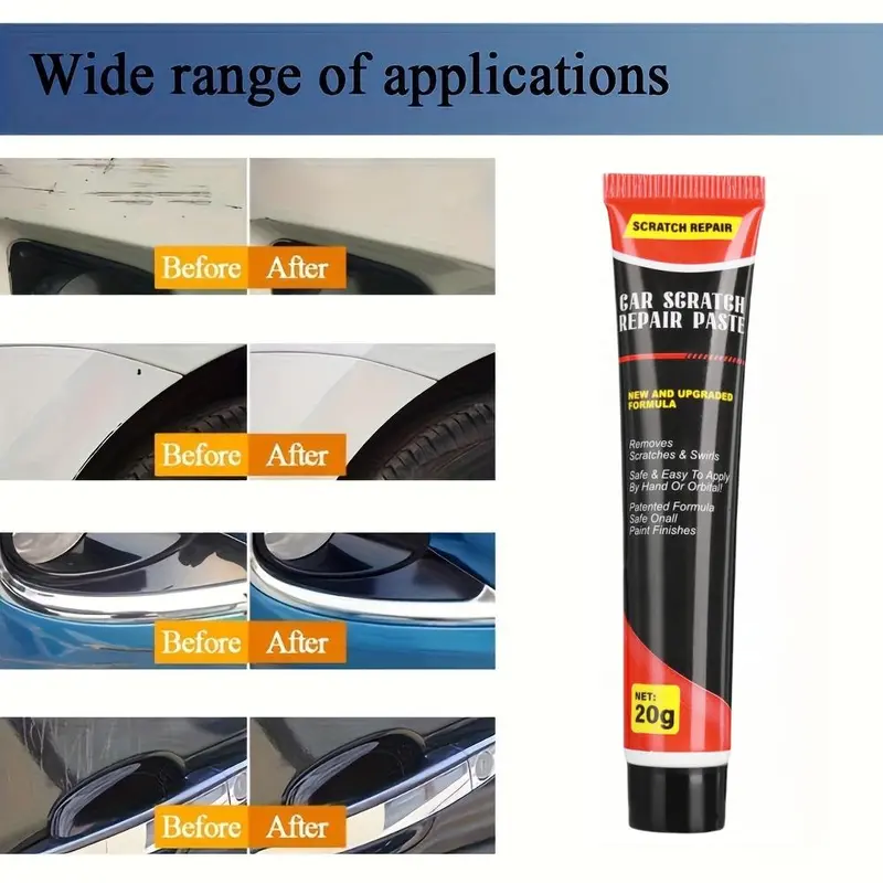 Car Scratch Repair Paste, Car Scratch Repair Paint, Professional Car Scratch Removal Polishing Wax, Car Paint Care Product for Deep Scratch Repair, Car Scratch Remover, Car Paint Waxing, Car Detailing Kit 7