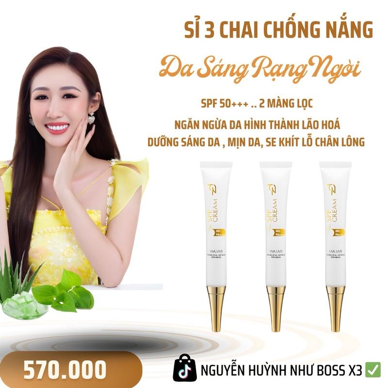( Hết Chương Trình Tặng Phiếu ) Sỉ 3 Kem Chống Nắng New 2024 - Mỹ Phẩm Đông Anh