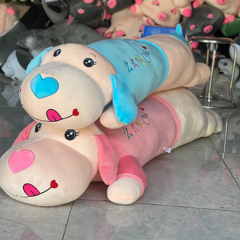 Gấu bông chó mũi tim gối ôm chó tim Nhiều màu quà tặng Bé trai Bé gái Đồ Chơi Thú Nhồi Bông Thú Bông Toy