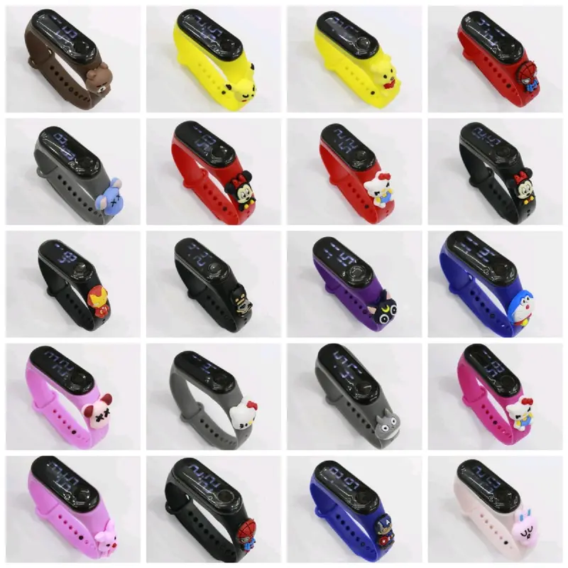 Jam Tangan Anak LED Digital Karakter Kartun Digital / Jam Anak Karakter LED Digital 2