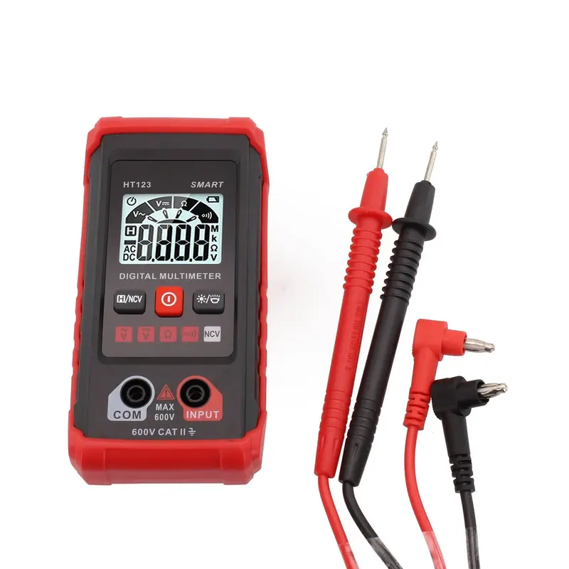 Đồng Hồ Vạn Năng Kỹ Thuật Số, HT123, 2000 Số Đếm, Đo Điện Áp AC / DC 8