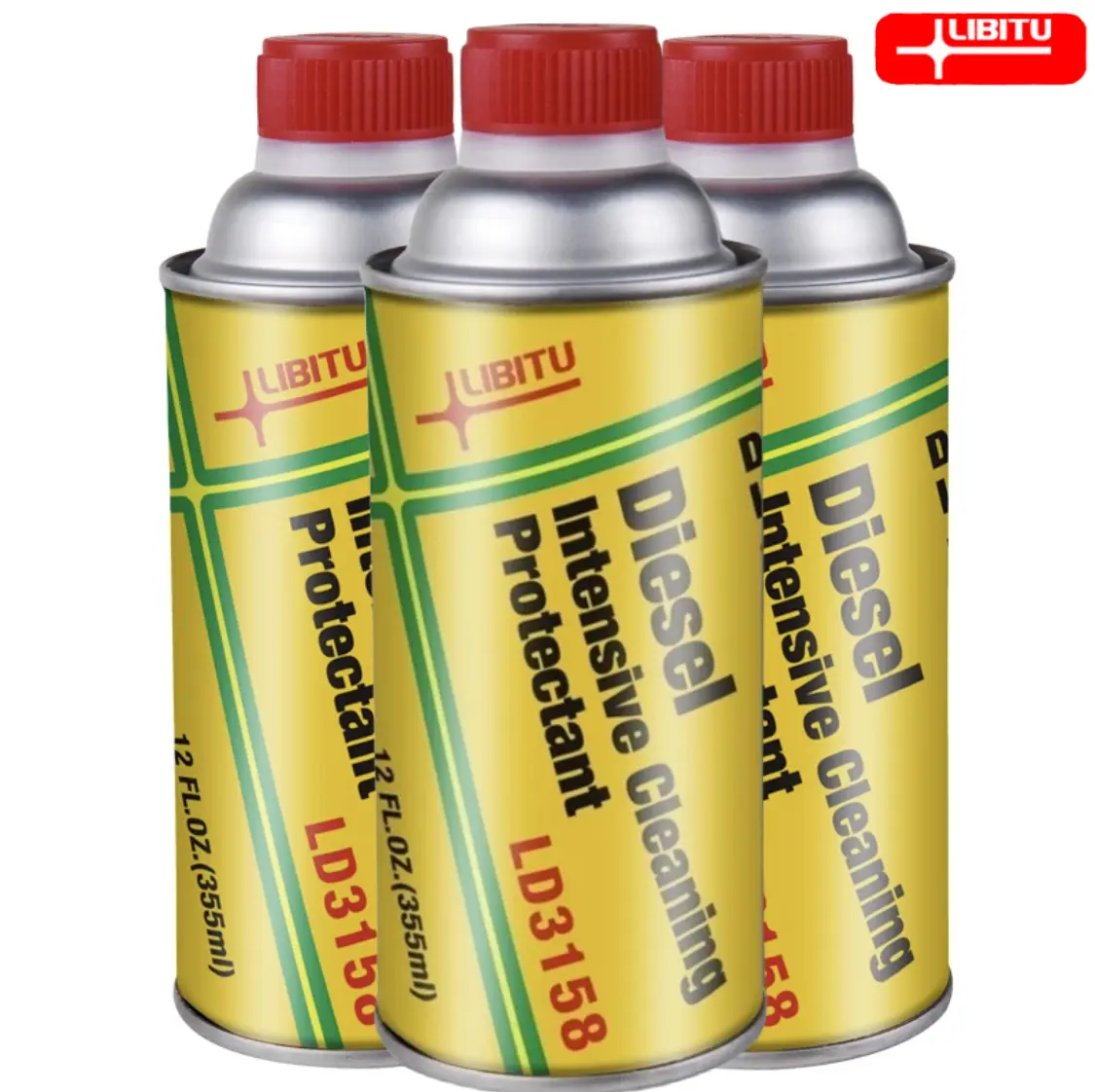 Libitu น้ำยาล้าง และ บำรุงรักษาหัวฉีดดีเซล Libitu Diesel Injector Cleaner ขนาด 355ml. 3 ขวด