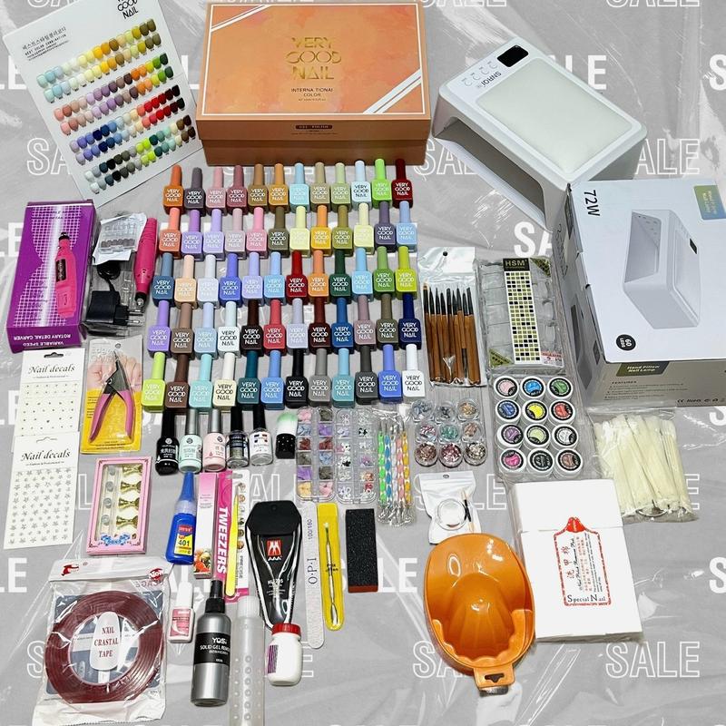 Set COMBO NAIL NGUYÊN SET SƠN GEL60 màu. Đi kèm bản màu. Máy Hơ T8 Chính Hãng