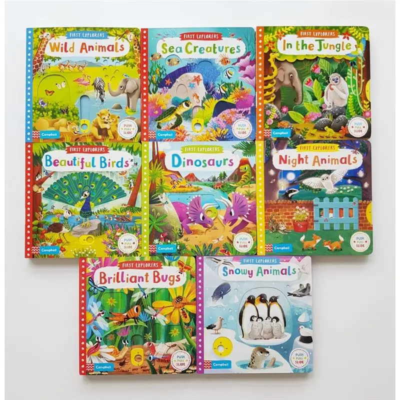 original First Explorers Animal Series Interactive Board Books For Toddlers
