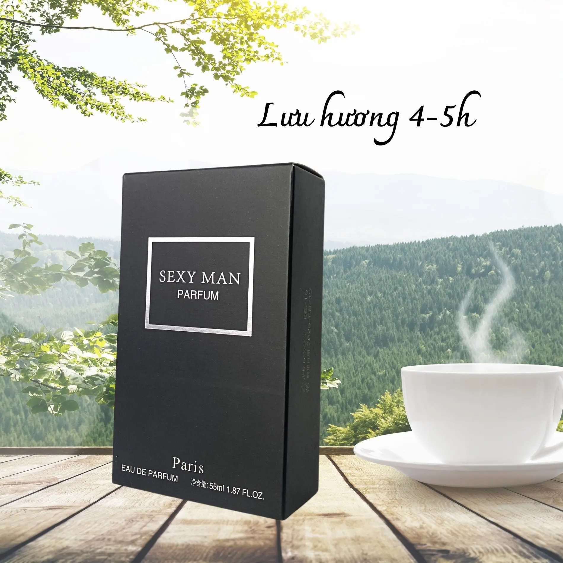 Nước Hoa Nam Mùa Hè Mùi Nhẹ SEXY MAN 55ml Hương Thơm Dịu Nhẹ The Mát Nam Tính Và Lịch Lãm Cosmetic Perfume