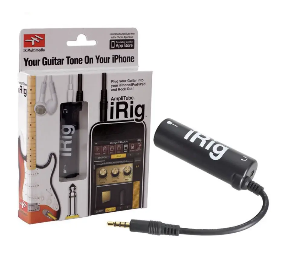 iRig AmpliTube Effect Guitar อุปกรณ์เพิ่มเอฟเฟคเสียงต่อกีต้าร์ กับ iphone ส่งจากไทย