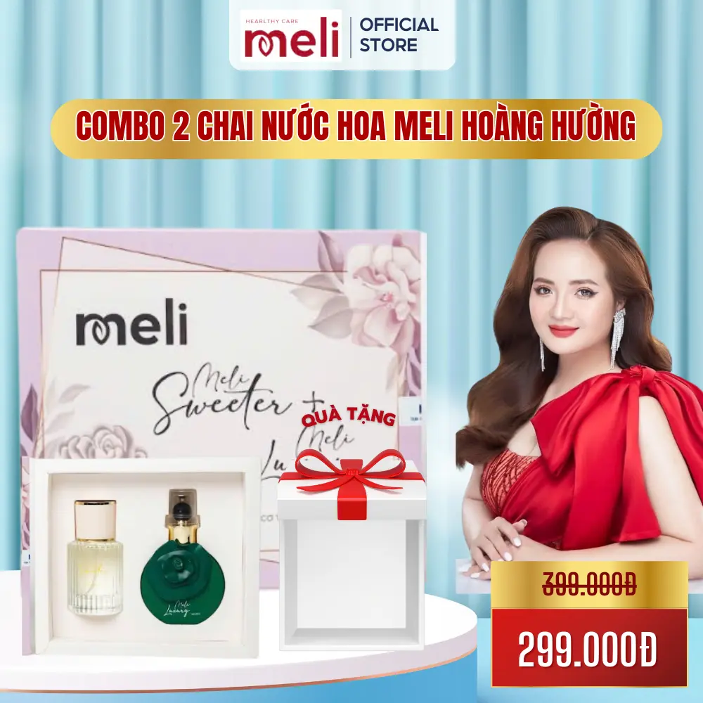 Combo 2 chai Nước Hoa Meli Luxury Hương Hoa Hồng, Cam Ngọt Và Gỗ, Mang Lại Vẻ Đẹp Quyến Rũ