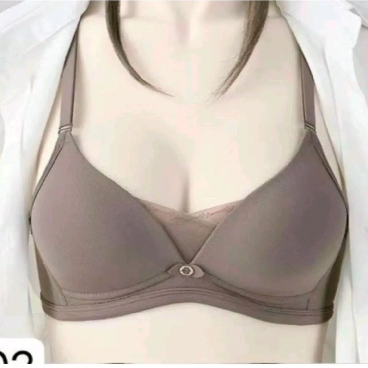 Mẫu Áo Lót Đệm Mỏng Hàng Không Gọng,Nâng Ngực Nhẹ