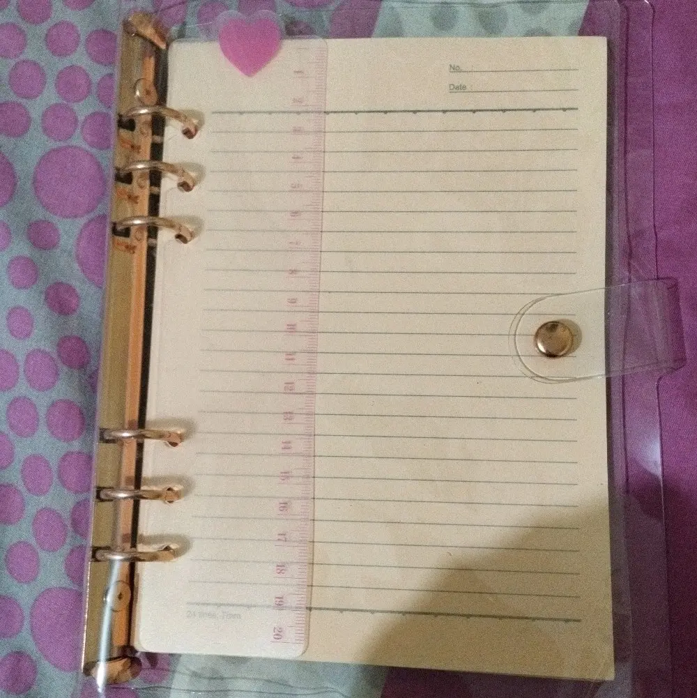 Paket Binder A5 Ring 6 Kettas Penggaris