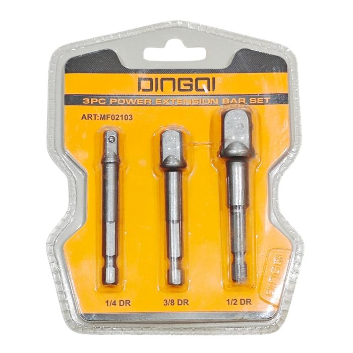 Gambar DINGQI Adaptor Bor 3Pcs Power Extension Bar Set MF02103 dari DINGQI INDONESIA Kota Administrasi Jakarta Utara Tokopedia
