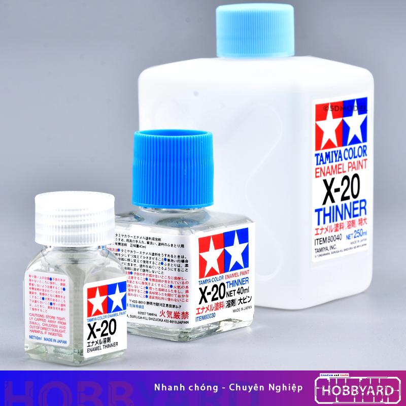 Sơn Thin.n.er Tamiya En.amel X20 - 10ml 40ml 250ml 1
