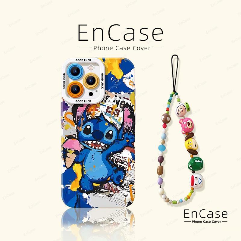 Ốp Lưng IPhone 14 15 13 11 12 16 Pro Max 16E X XS MAX XR 7 15 16 14 8 Plus Cặp Đôi Hoạt Hình Thú Vị Stitch Case