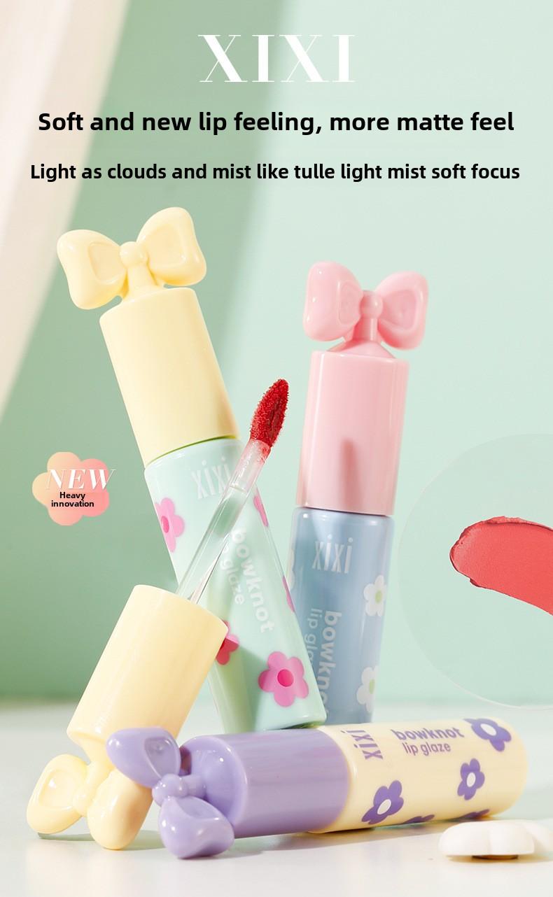 Product Introduction of xixi Manta Flower Velvet Matte Lip Glaze 2 pieces 80% off Velvet matte matte surface is not easy to stain the cup, whitening and not picky about skin color 1