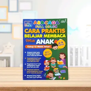 Buku ABACAGA Full Colour Cara Praktis Belajar Membaca Untuk Anak 4-6 Tahun