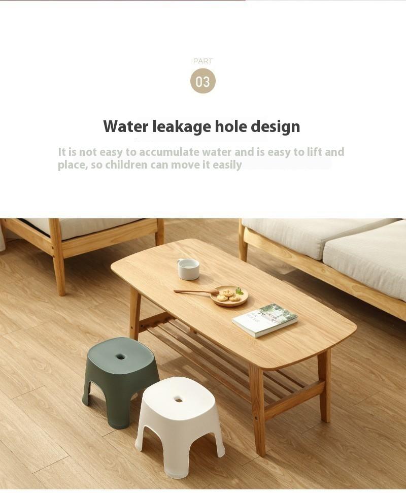 Product Introduction of Mini Plastic Stool - Thickened, Bathroom, Shoe Changing, Children's Stool, Home Use 9