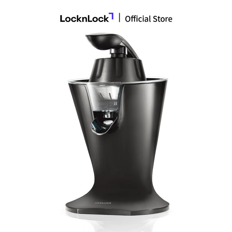 Máy vắt cam Lock&Lock Handle Citrus Juicer - Màu đen - EJJ256BLK, lõi vắt inox, tay cầm gạt tiện lợi