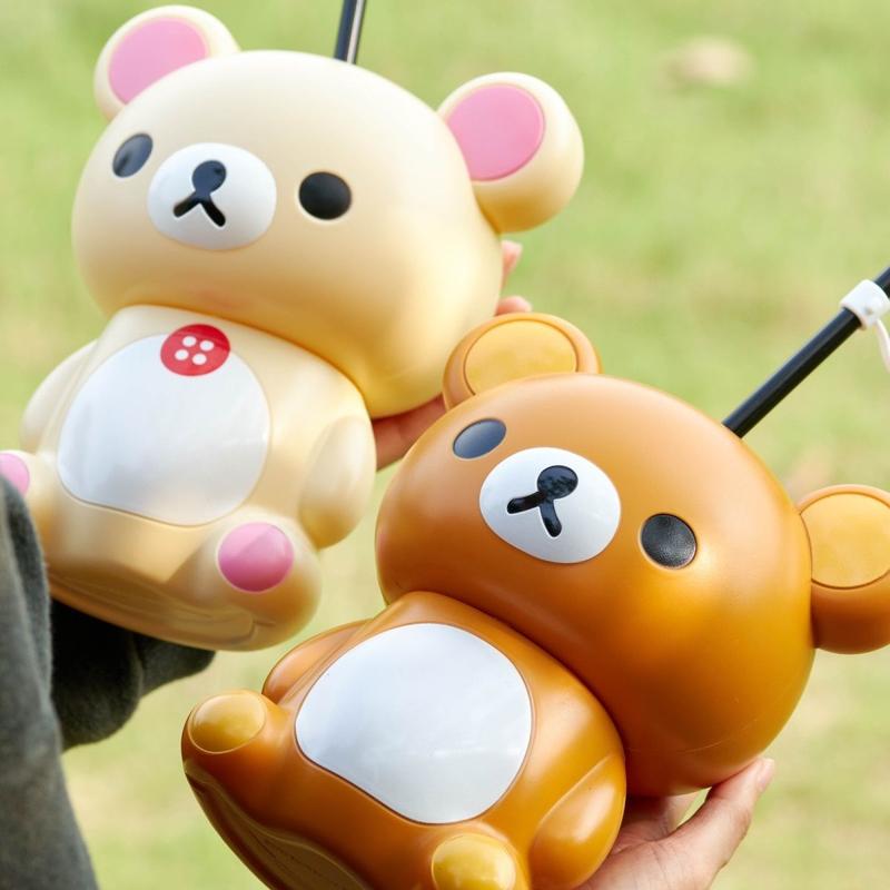 Product Introduction of Japanese Rilakkuma Rilakkuma Cool Drinks Cup Coke Cup High Temperature Resistant 600ml Big Belly Gift 2
