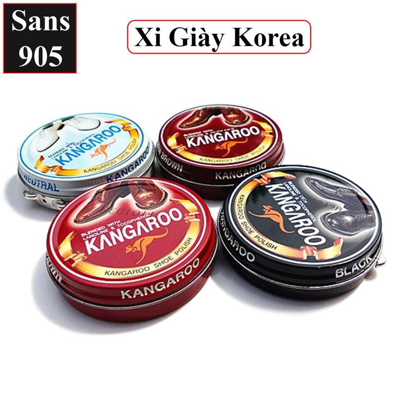 Xi đánh giày cao cấp Korea Sans905 màu đen nâu đỏ trắng dành cho đồ da túi ví xách