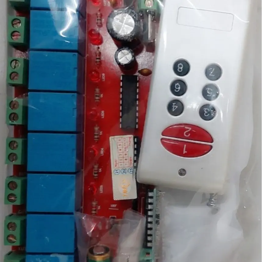 Mạch điều khiển từ xa 8 kênh 12v