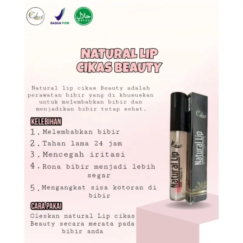 LIP SERUM CIKAS BEAUTY ORIGINAL BPOM 1