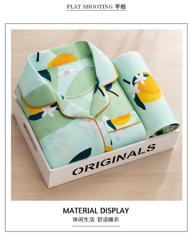 Product Introduction of Bộ Đồ Ngủ, Cao Cấp, Dành Cho Nữ, Mùa Xuân Và Mùa Thu, Dài Tay, Bộ Đồ Cardigan, Phong Cách Hàn Quốc, Thiết Kế Ngọt Ngào, Ngoại Cỡ, Thích Hợp Cho Mùa Thu Và Mùa Đông, Đồ Mặc Nhà 12