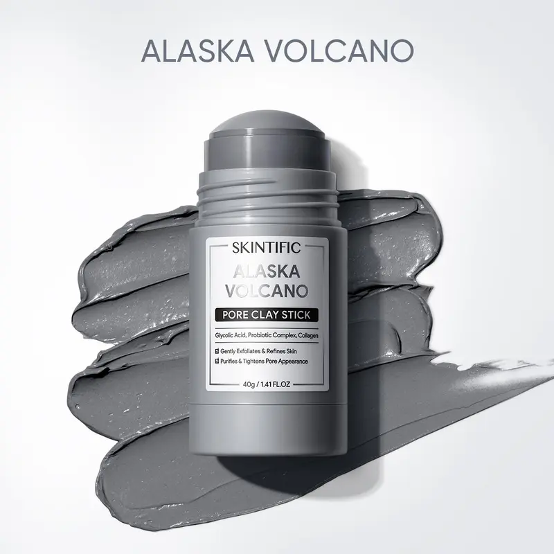SKINTIFIC Alaska Volcano Pore Clay Stick 5