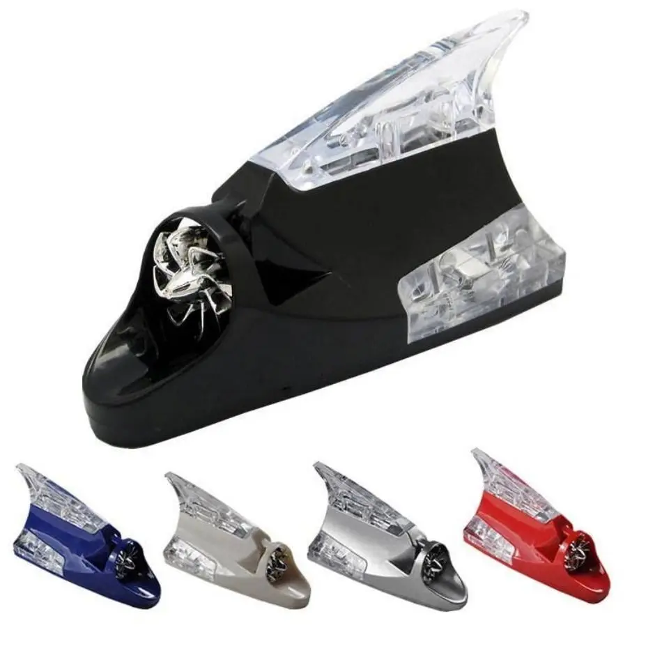[Half Price Product] Car Flashing Light Shark Fin Wind Lamp Color Anti-Collision Antenna Led Warning Light Wireless Warning Antenna