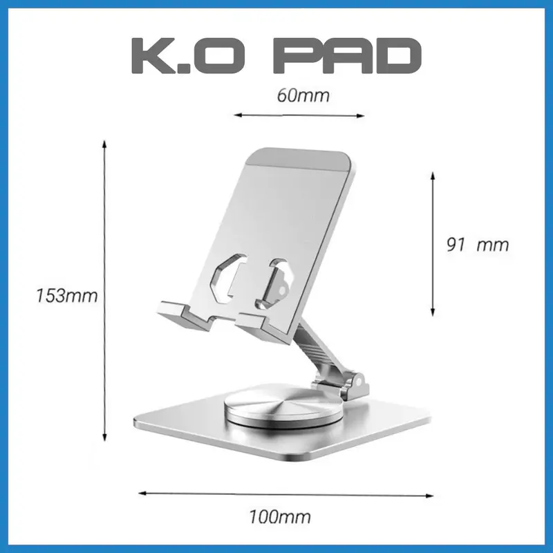 Giá Đỡ Điện Thoại iPhone, iPad, Máy Tính Bảng Chân Xoay 360 Độ Tiện Lợi Bằng Hợp Kim Nhôm 0